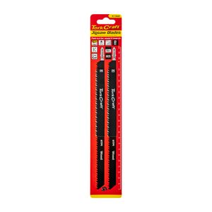 T-shank Jig Saw Blade Softwood/chip/ply/firbre 4.0mm 6tpi 250mm 2pc